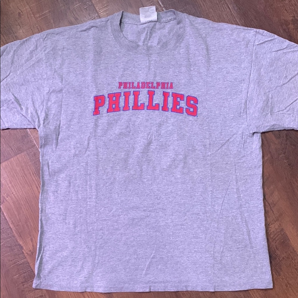 2006 Adidas Gray Philadelphia Phillies T-Shirt